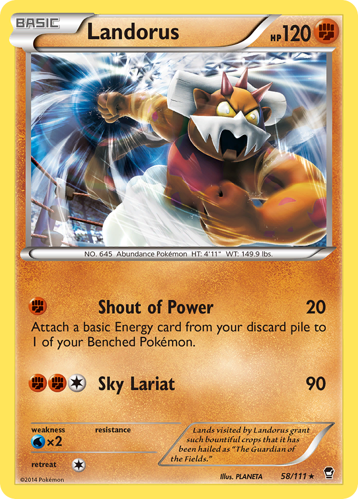 Landorus 058/114 Rare Holo