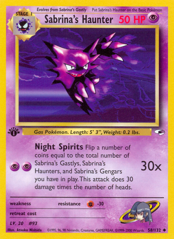 Sabrina's Haunter 058/132 Uncommon