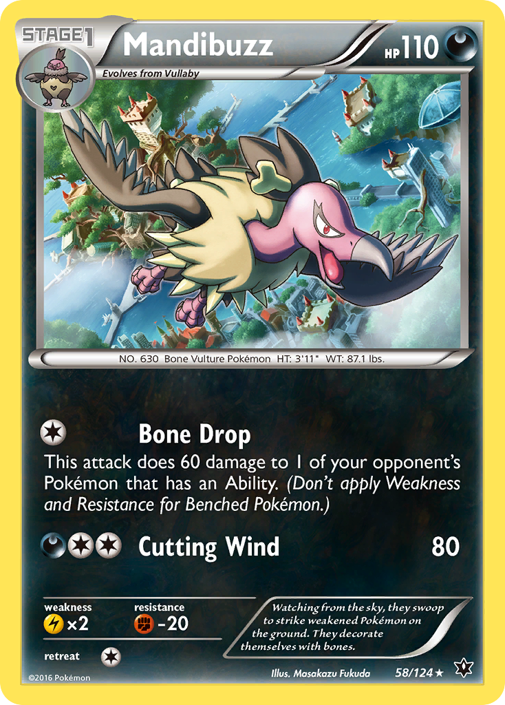 Mandibuzz 058/129 Rare