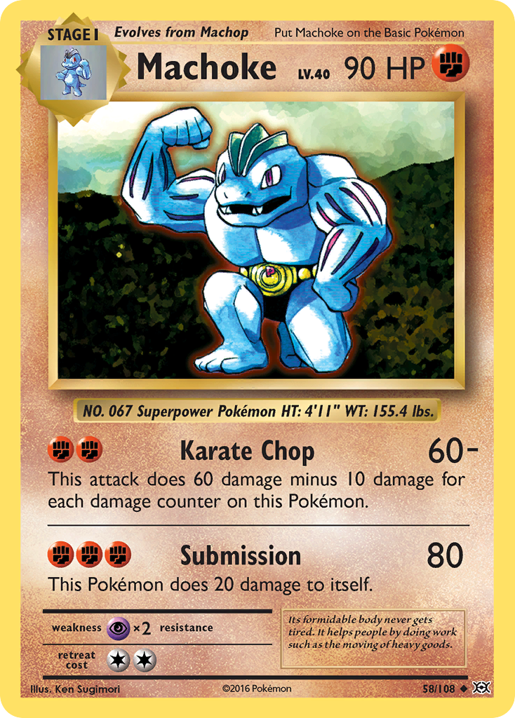 Machoke 058/113 Uncommon