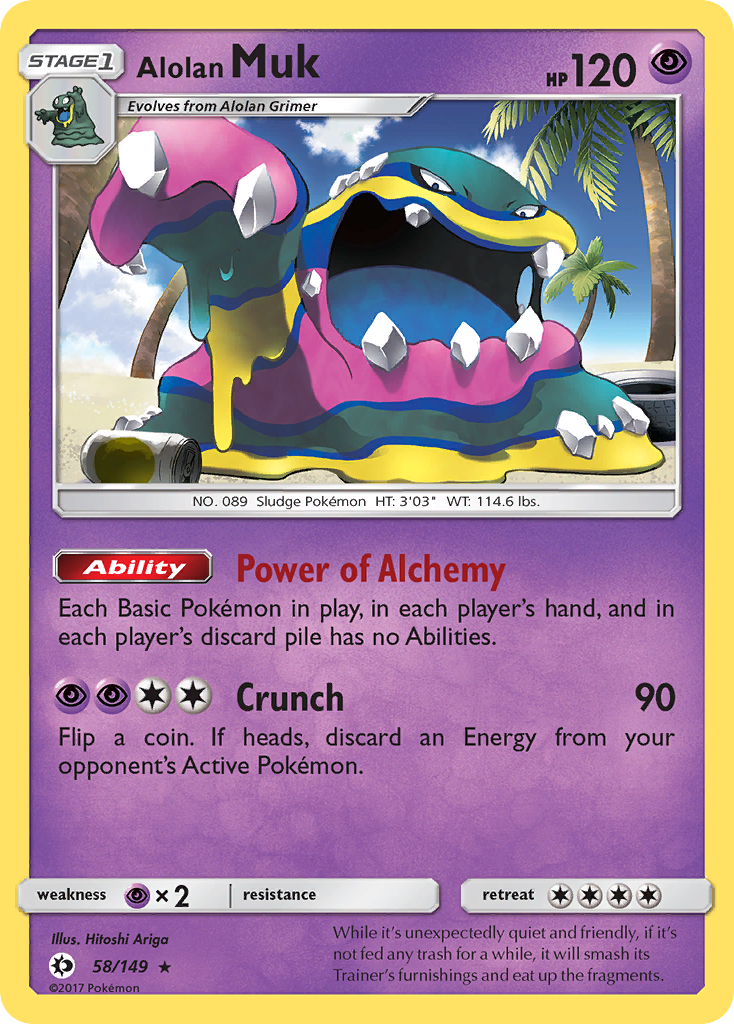 Alolan Muk 058/173 Rare Holo
