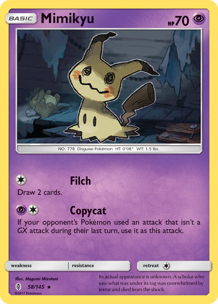 Mimikyu 058/180 Rare Holo