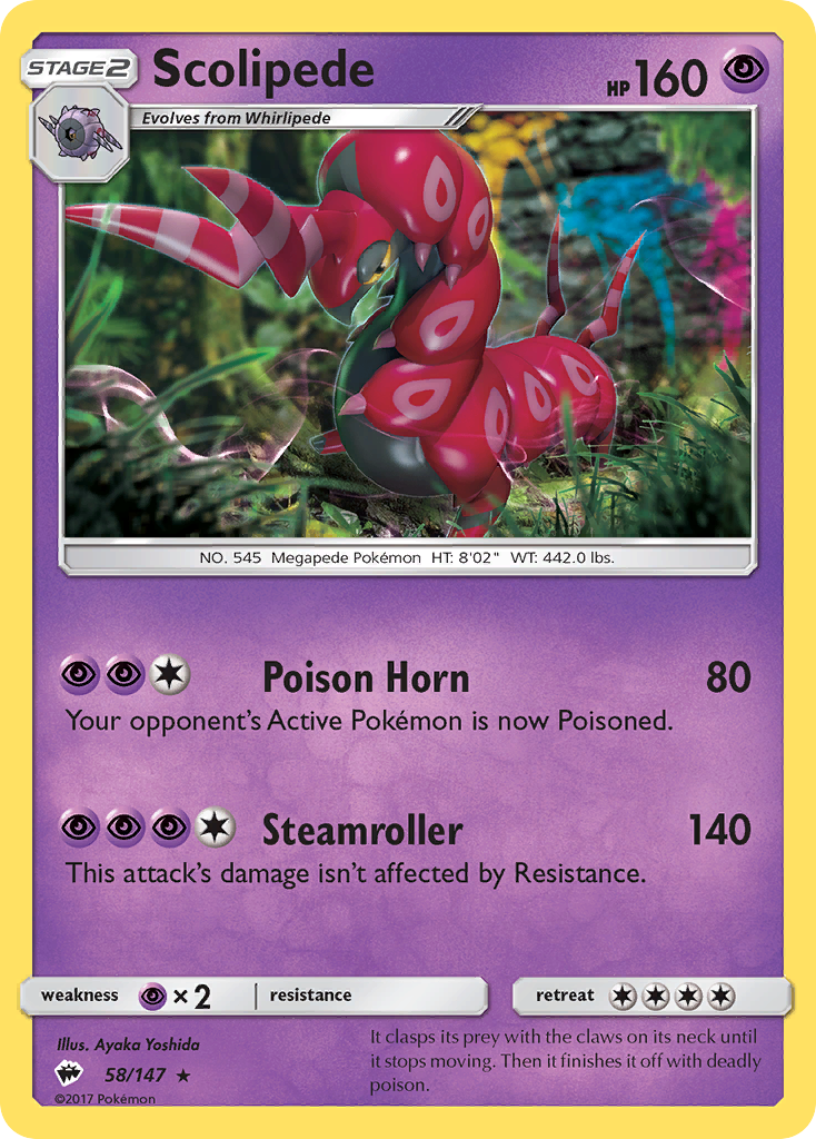 Scolipede 058/177 Rare