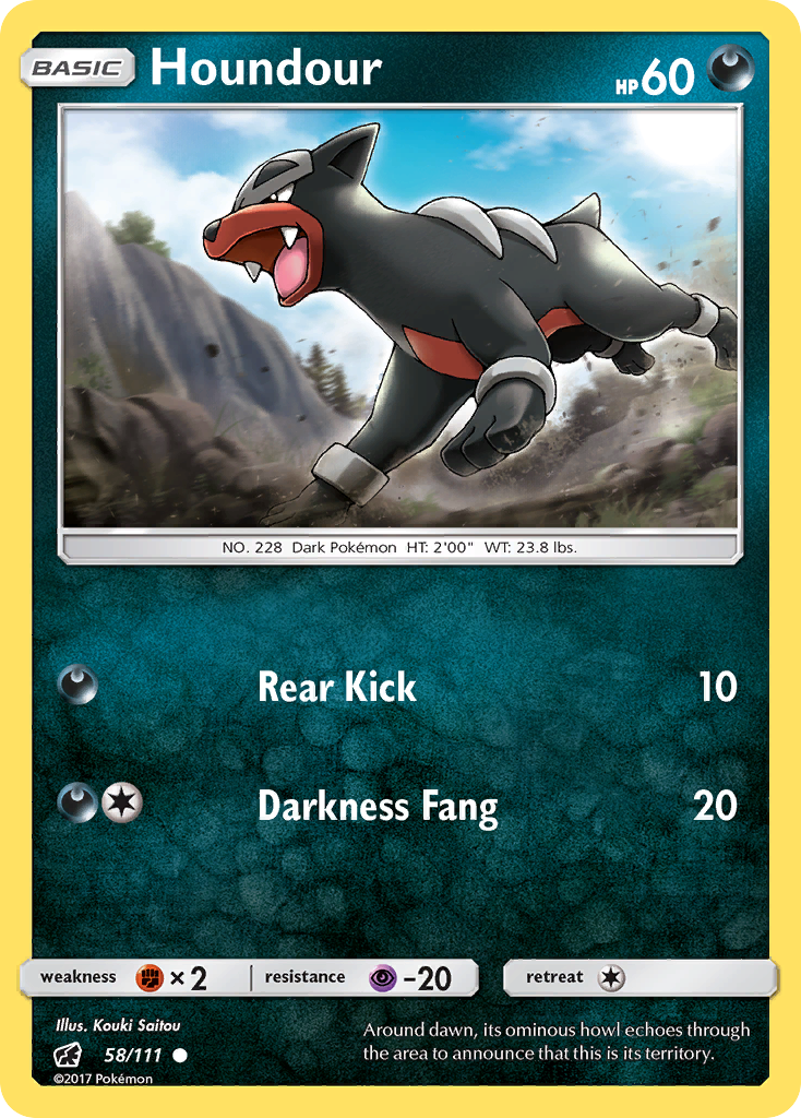 Houndour 058/126 Common