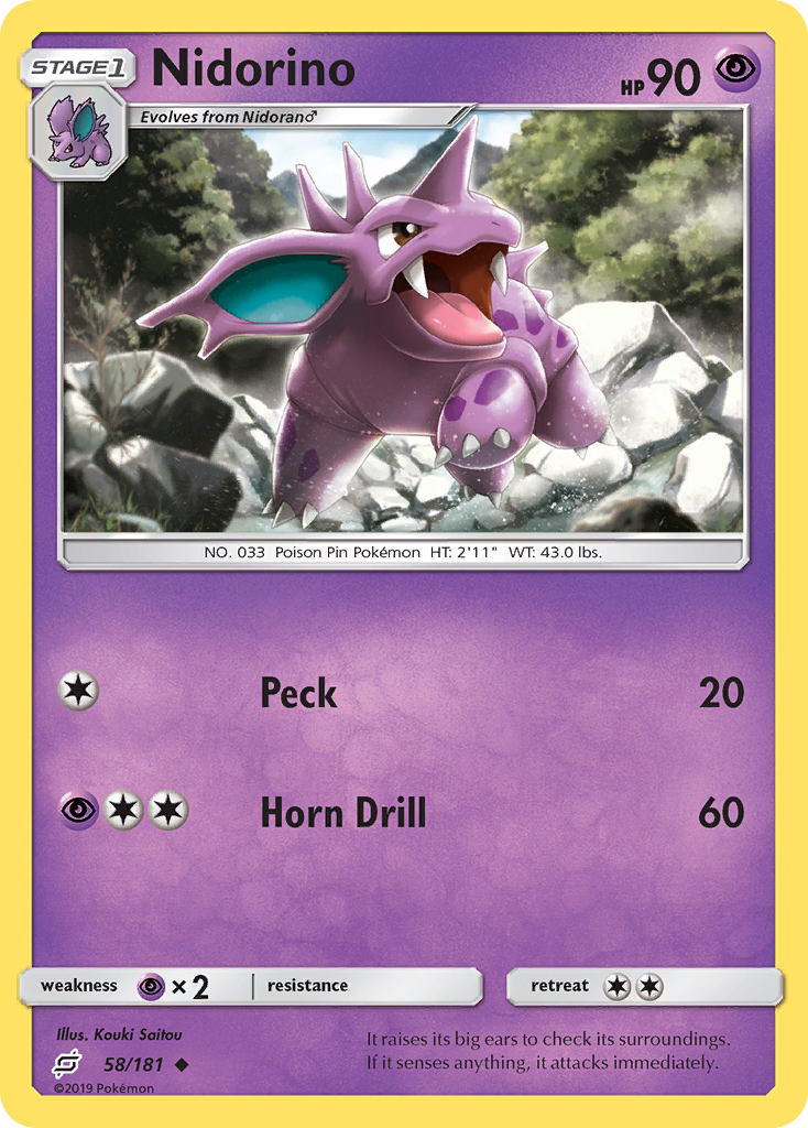 Nidorino 058/198 Uncommon