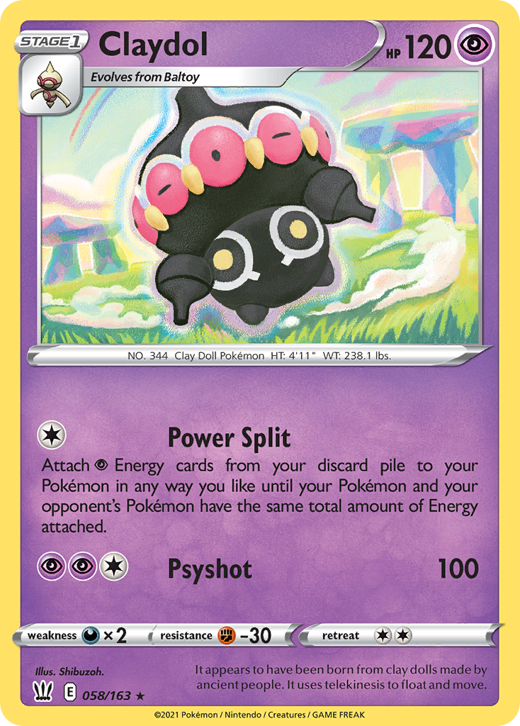 Claydol 058/183 Rare