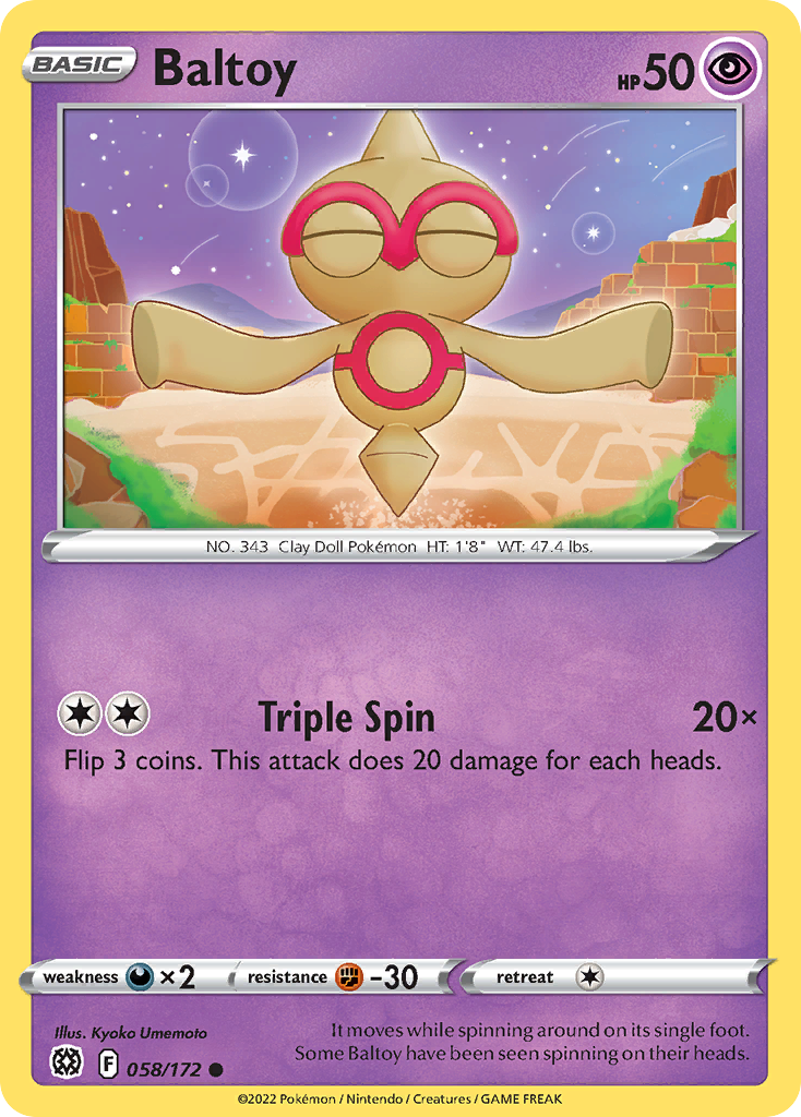 Baltoy 058/186 Common