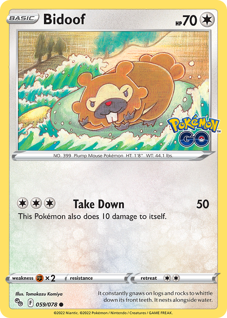 Bidoof 059/88 Common
