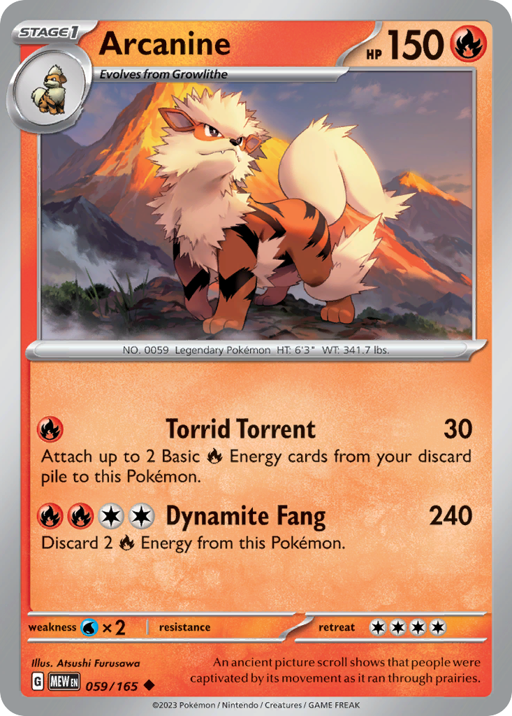Arcanine 059/207 Uncommon