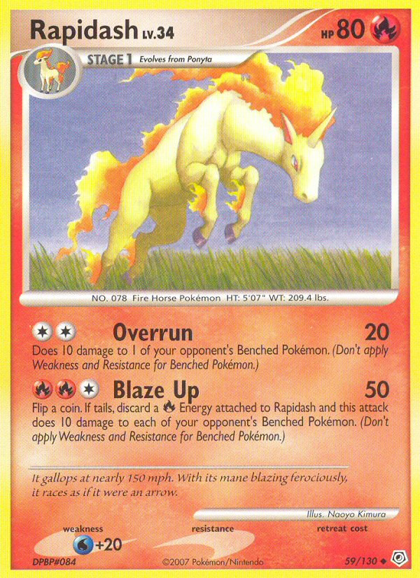 Rapidash 059/130 Uncommon