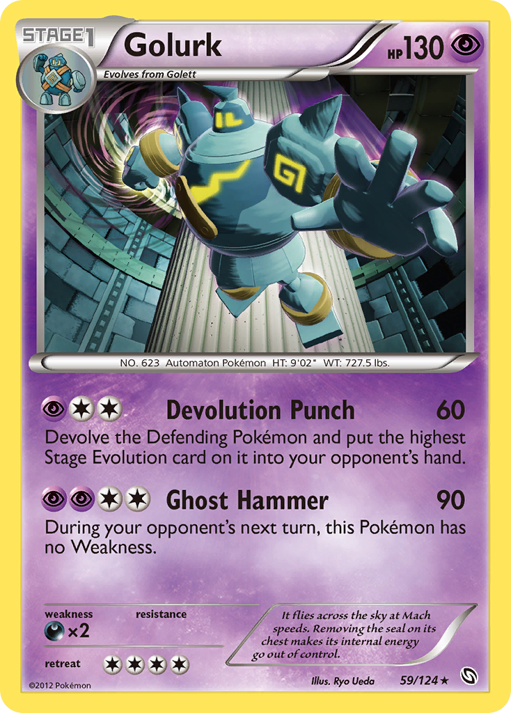 Golurk 059/128 Rare Holo