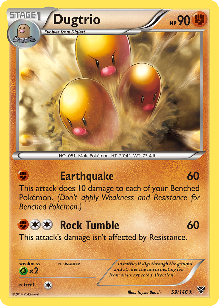 Dugtrio 059/146 Rare