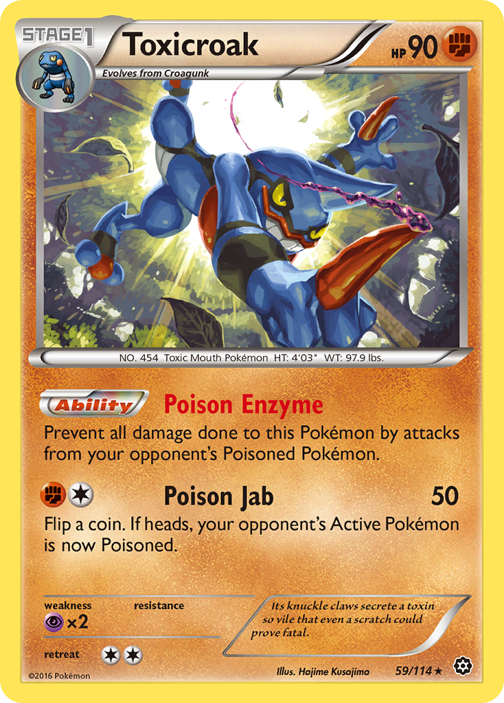 Toxicroak 059/116 Rare