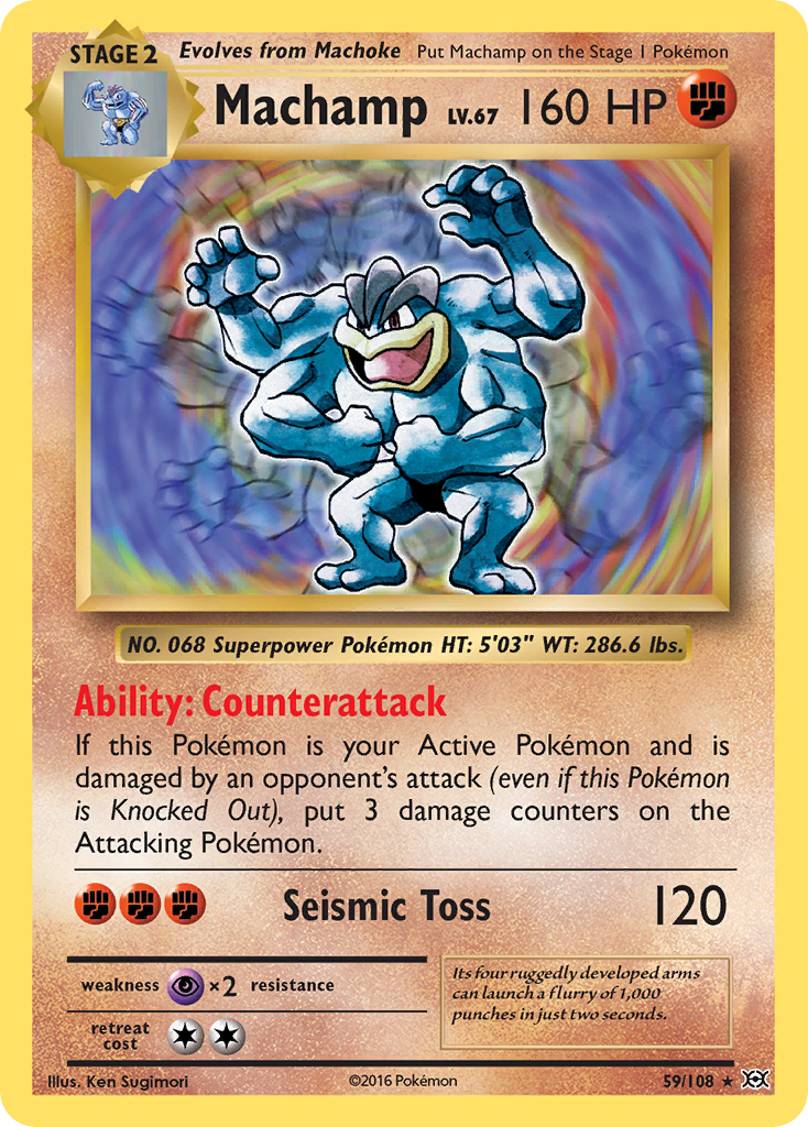 Machamp 059/113 Rare Holo