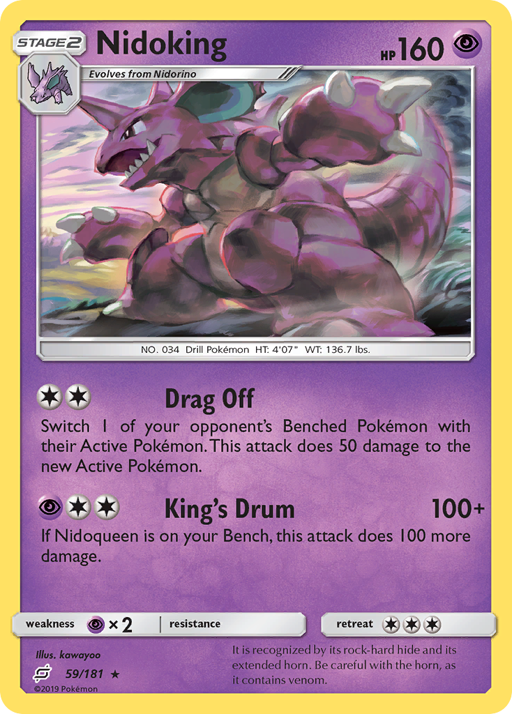 Nidoking 059/198 Rare