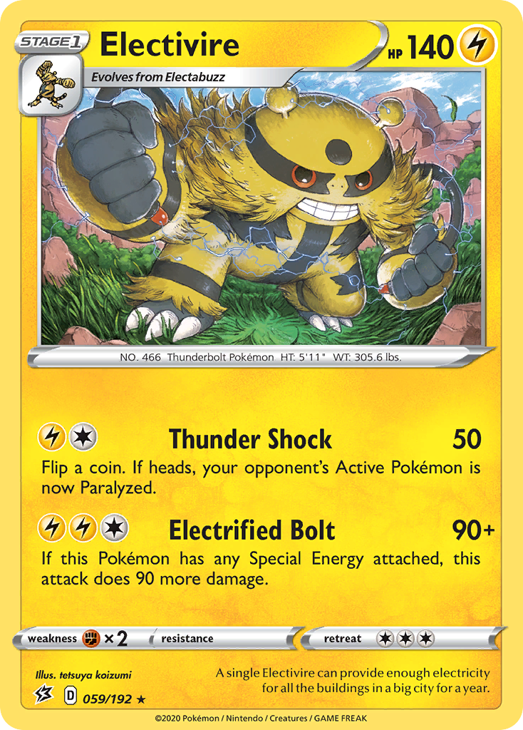 Electivire 059/209 Rare