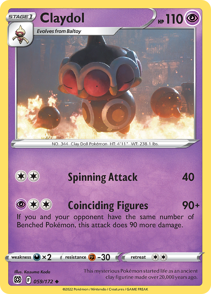 Claydol 059/186 Uncommon