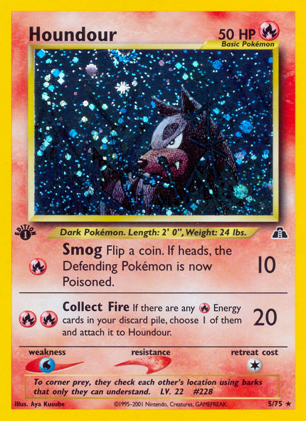 Houndour 005/75 Rare Holo