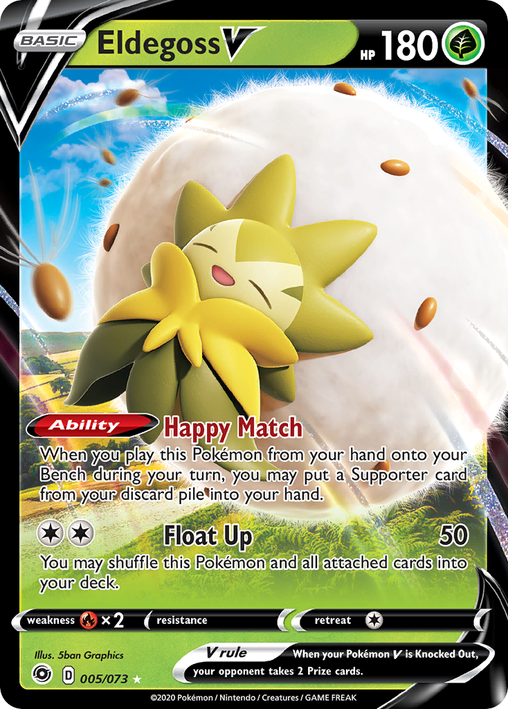 Eldegoss V 005/80 Rare Holo V