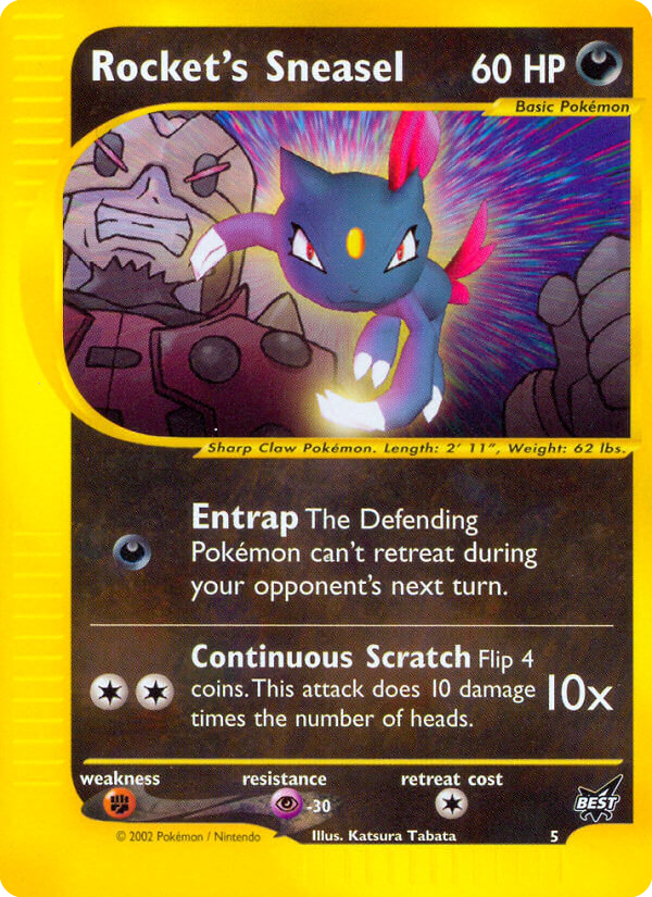 Rocket's Sneasel 005/9 Promo