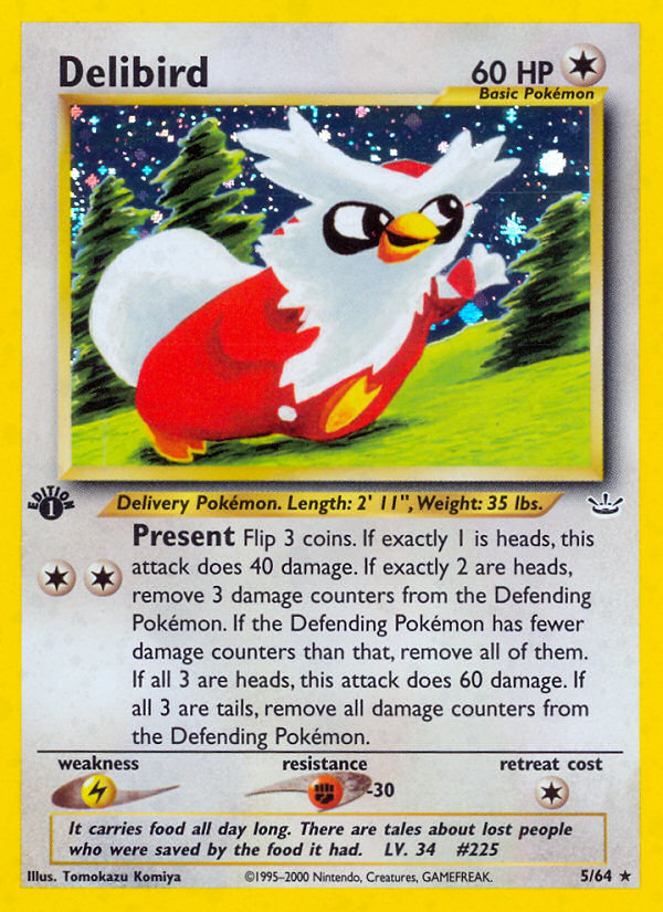 Delibird 005/66 Rare Holo