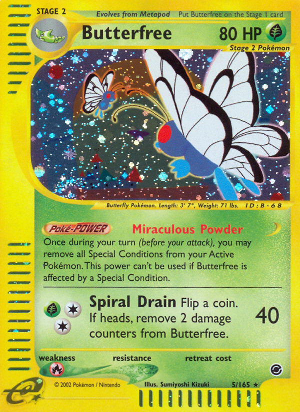 Butterfree 005/165 Rare Holo