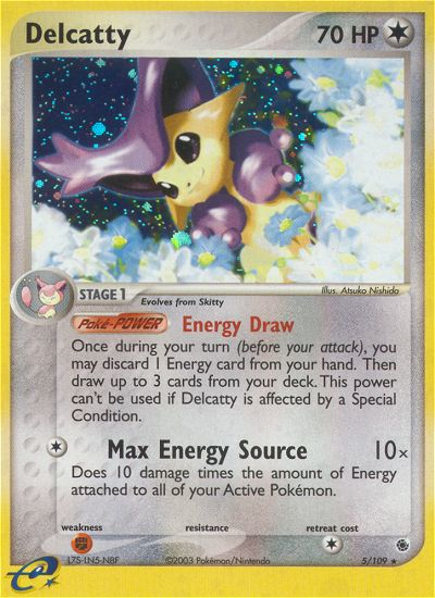 Delcatty 005/109 Rare Holo