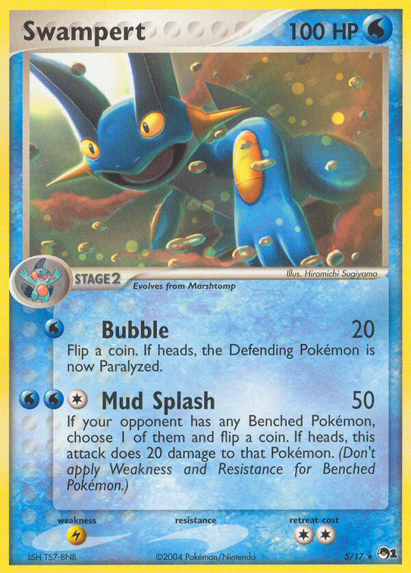 Swampert 005/17 Rare