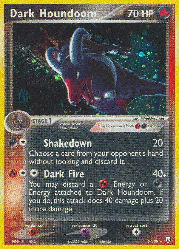 Dark Houndoom 005/111 Rare Holo