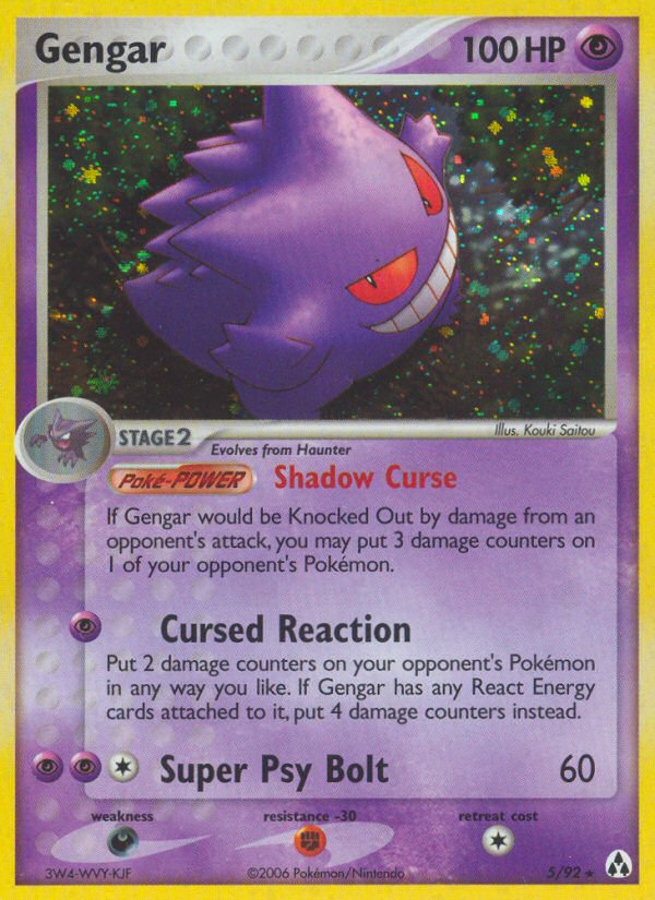 Gengar 005/93 Rare Holo