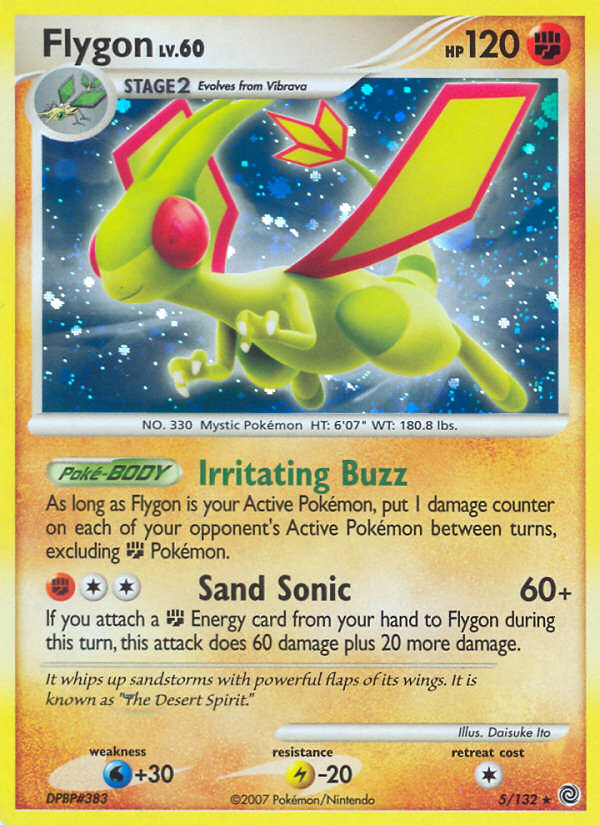 Flygon 005/132 Rare Holo
