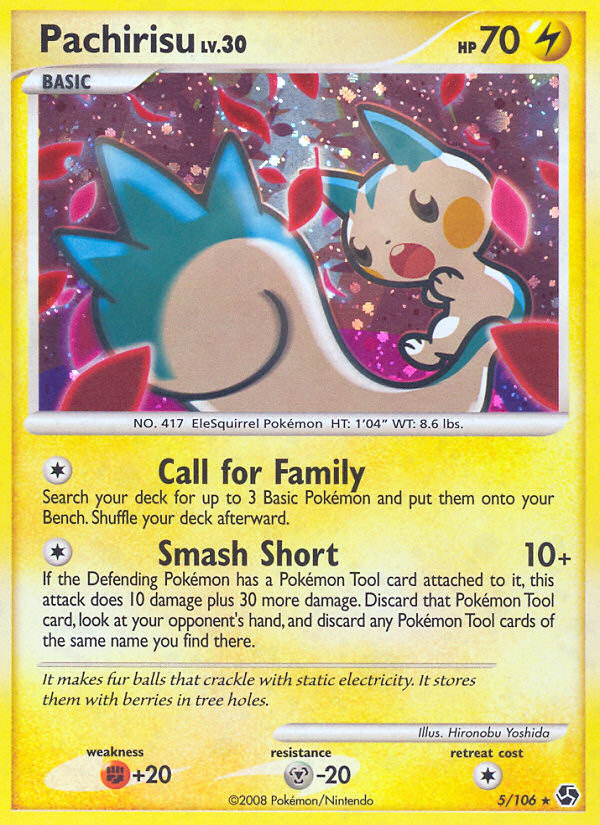 Pachirisu 005/106 Rare Holo