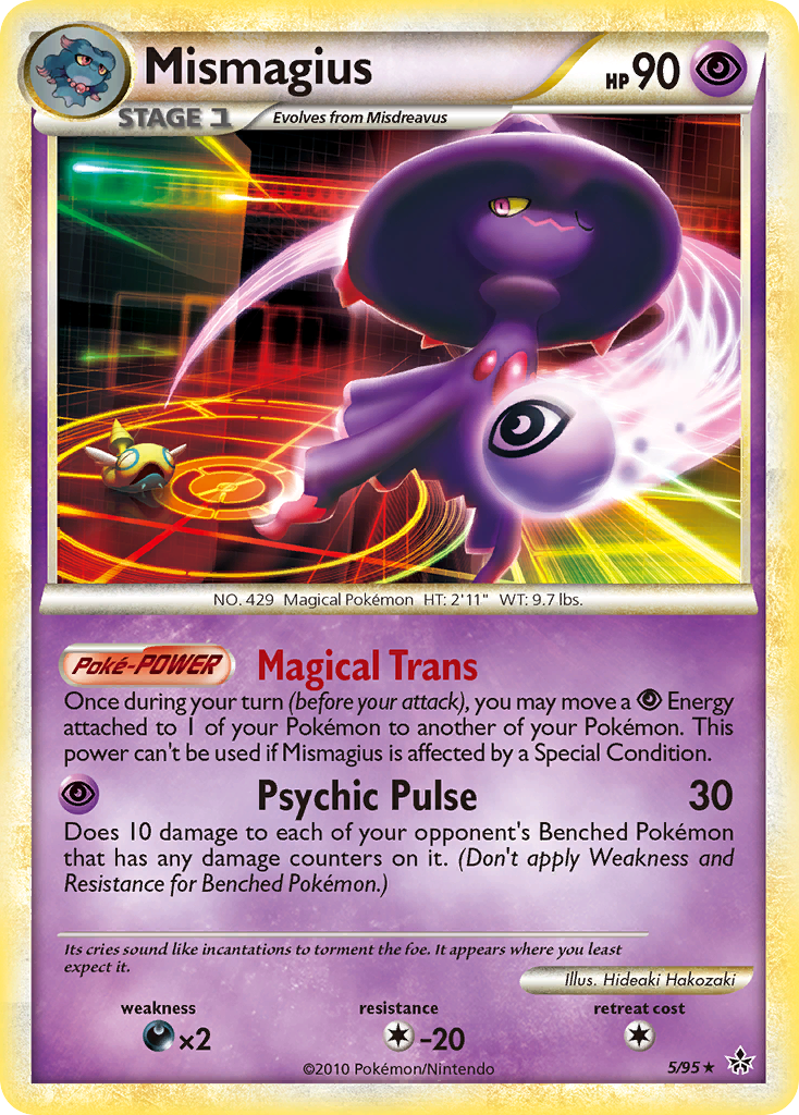 Mismagius 005/96 Rare Holo