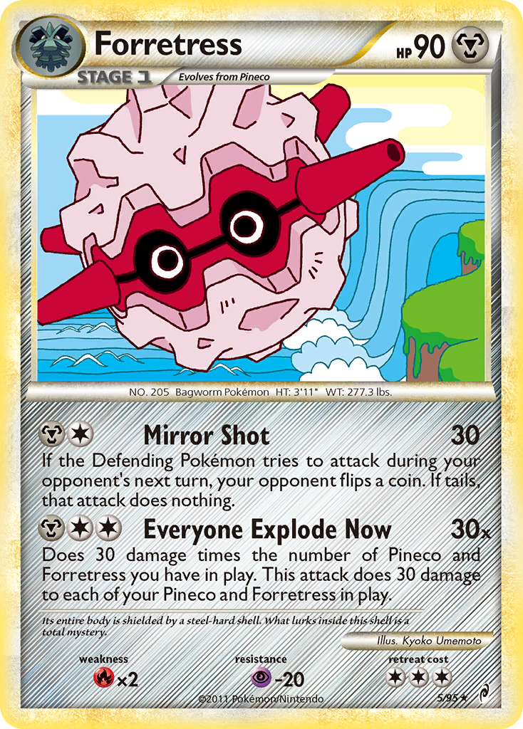 Forretress 005/106 Rare Holo