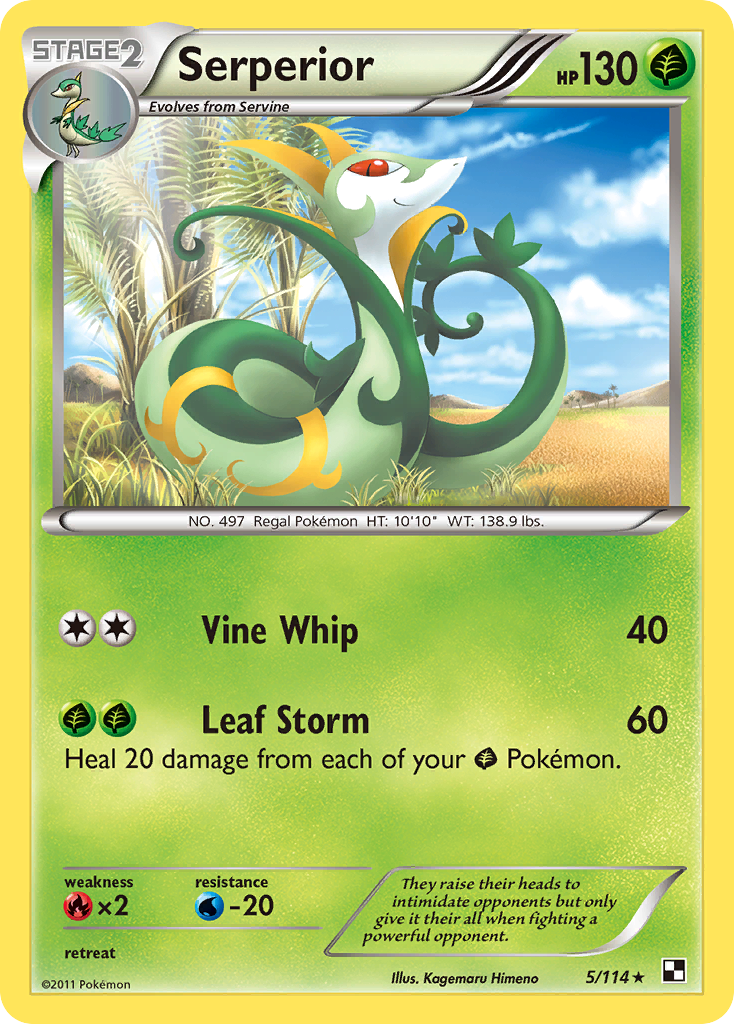 Serperior 005/115 Rare Holo