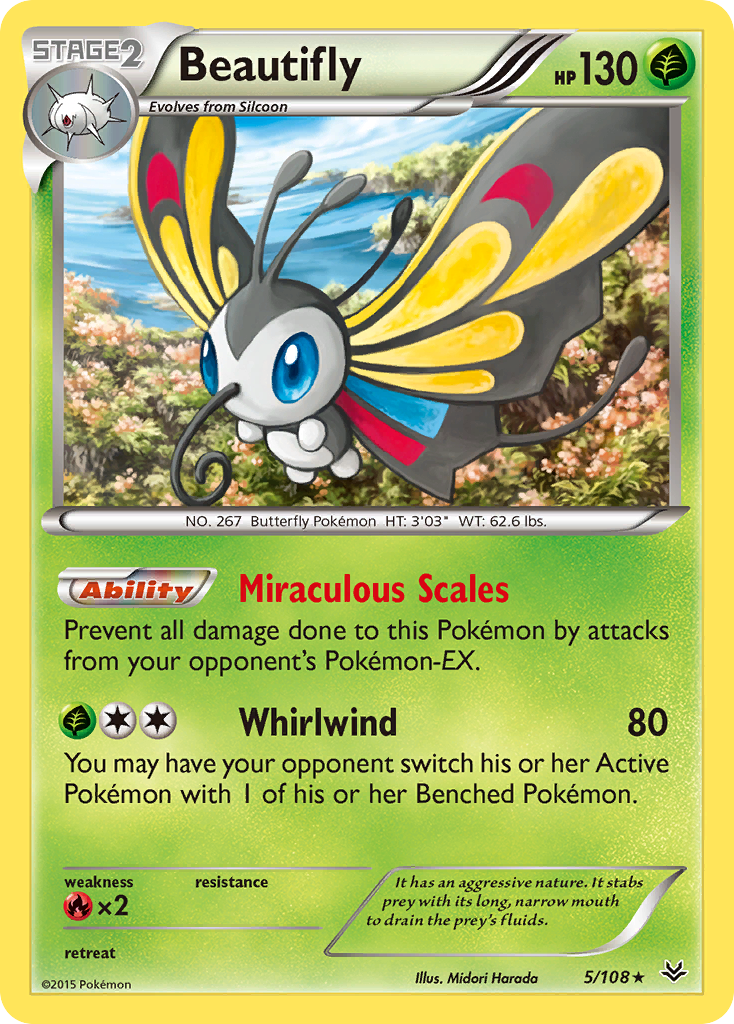 Beautifly 005/112 Rare Holo