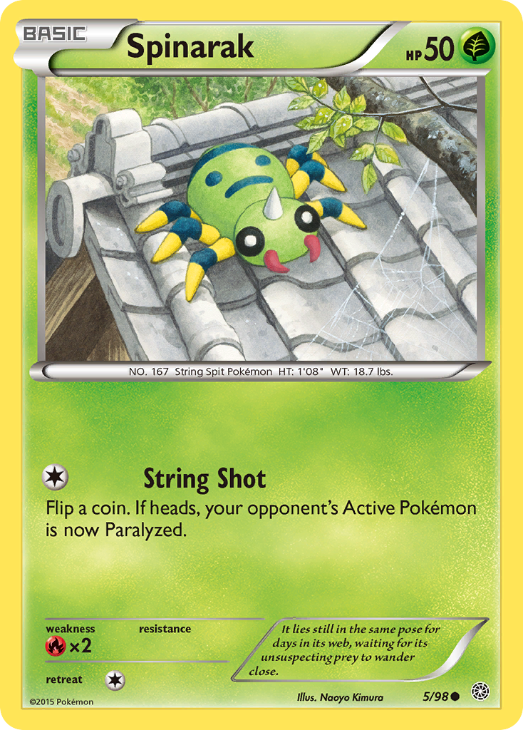 Spinarak 005/100 Common
