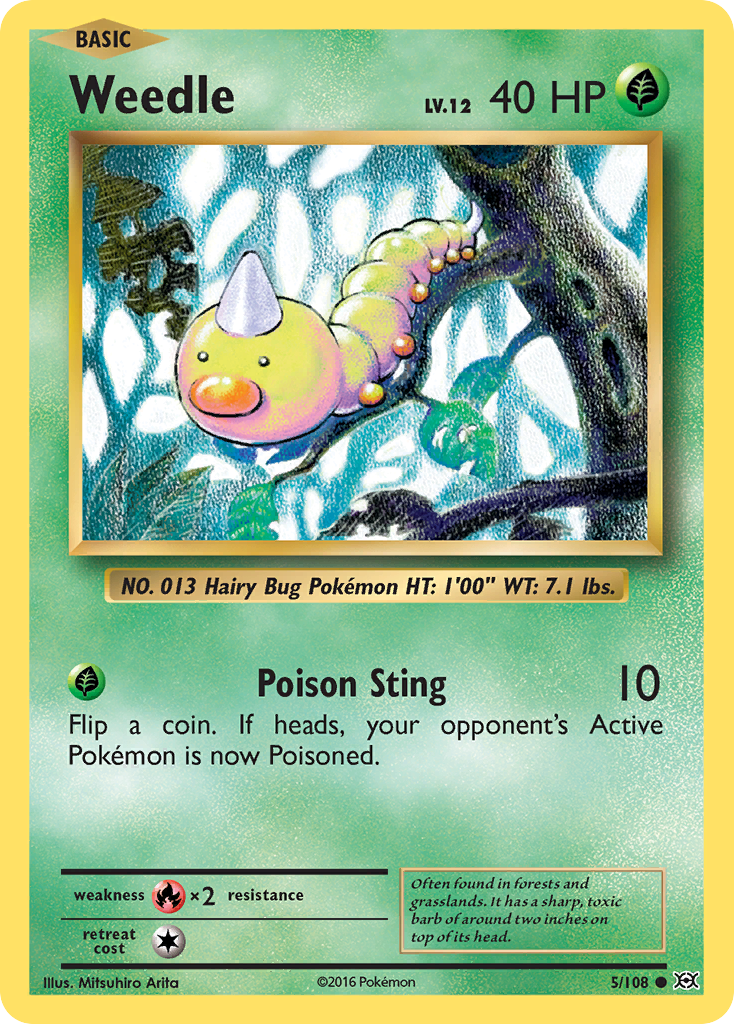 Weedle 005/113 Common