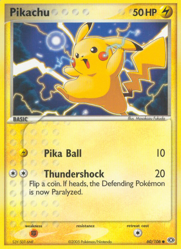 Pikachu 060/107 Common