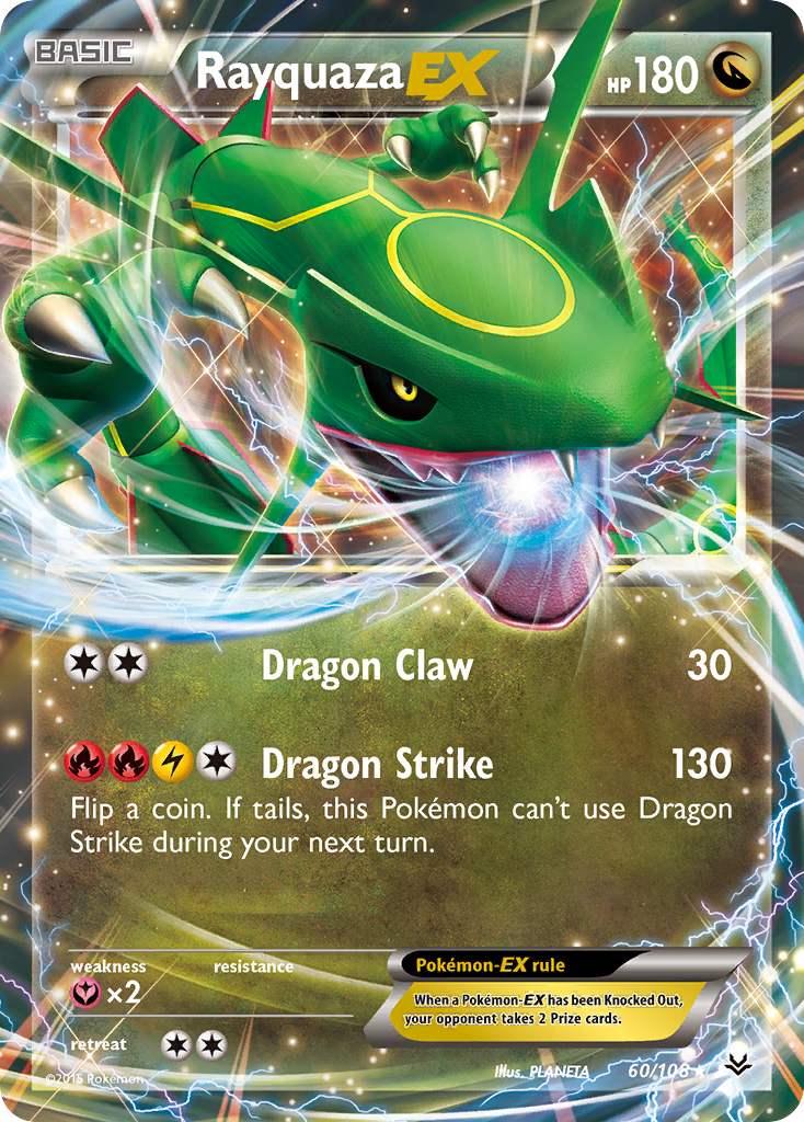 Rayquaza-EX 060/112 Rare Holo EX