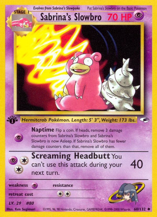 Sabrina's Slowbro 060/132 Uncommon