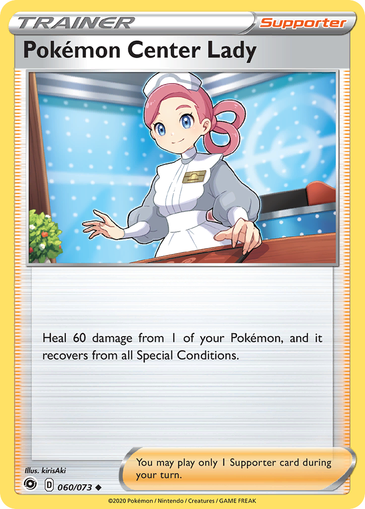 Pokémon Center Lady 060/80 Uncommon