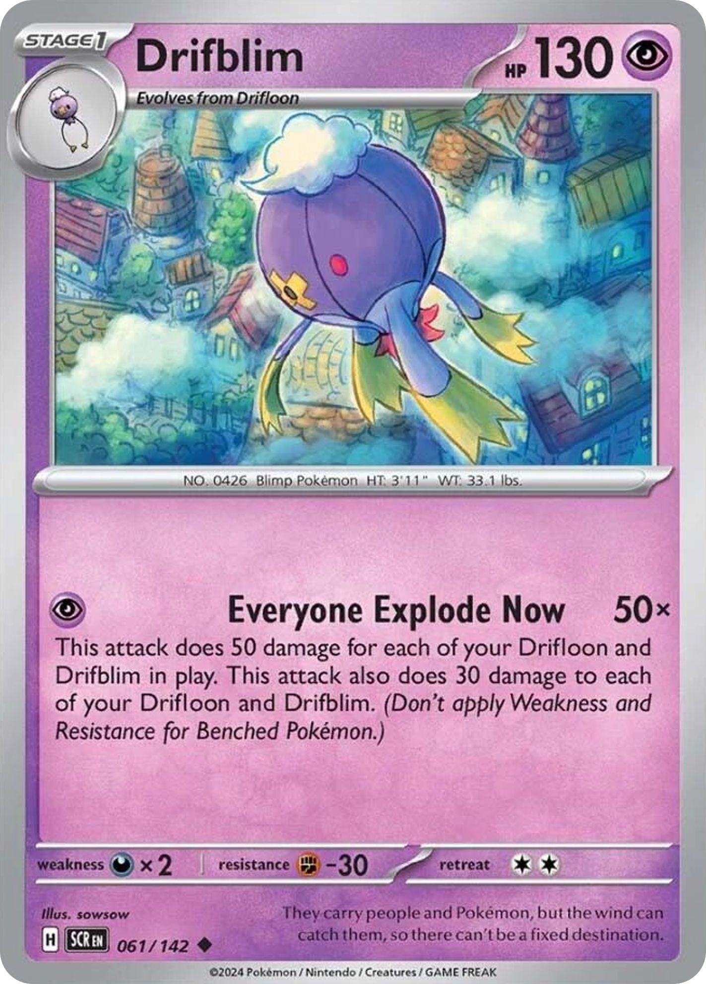 Drifblim 061/175 Uncommon