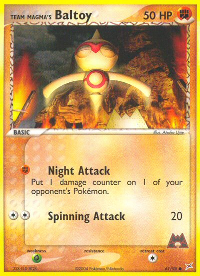Team Magma's Baltoy 061/97 Common