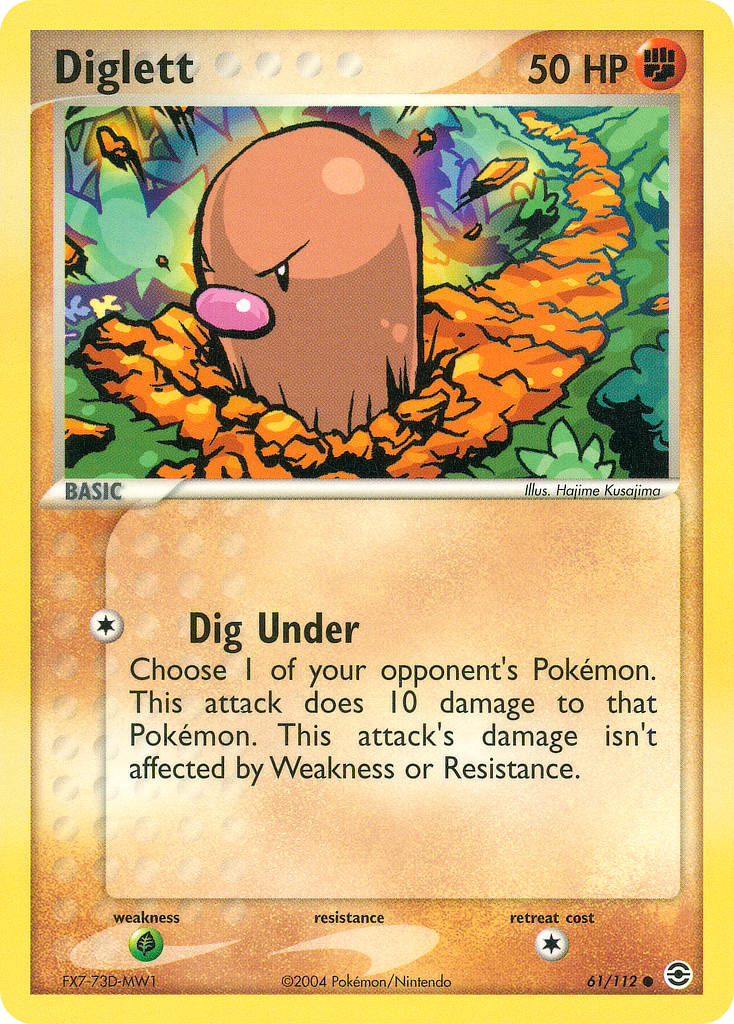 Diglett 061/116 Common