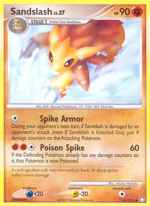 Sandslash 061/124 Uncommon