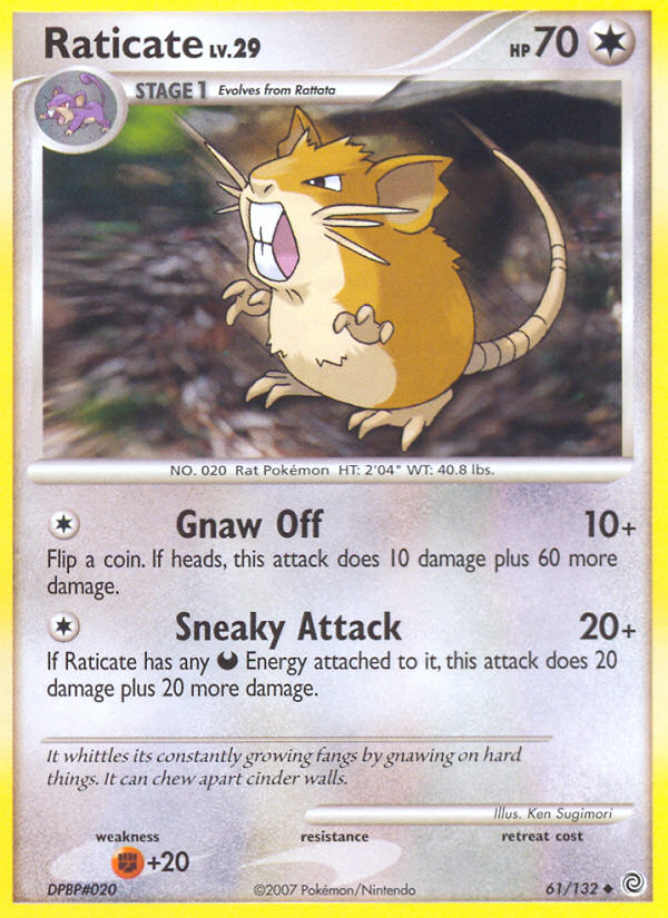 Raticate 061/132 Uncommon