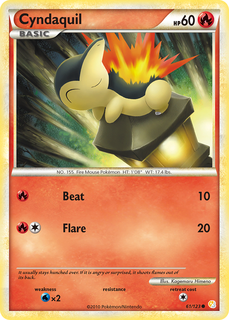Cyndaquil 061/124 Common