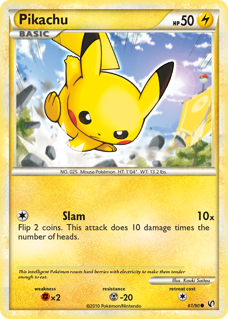 Pikachu 061/91 Common