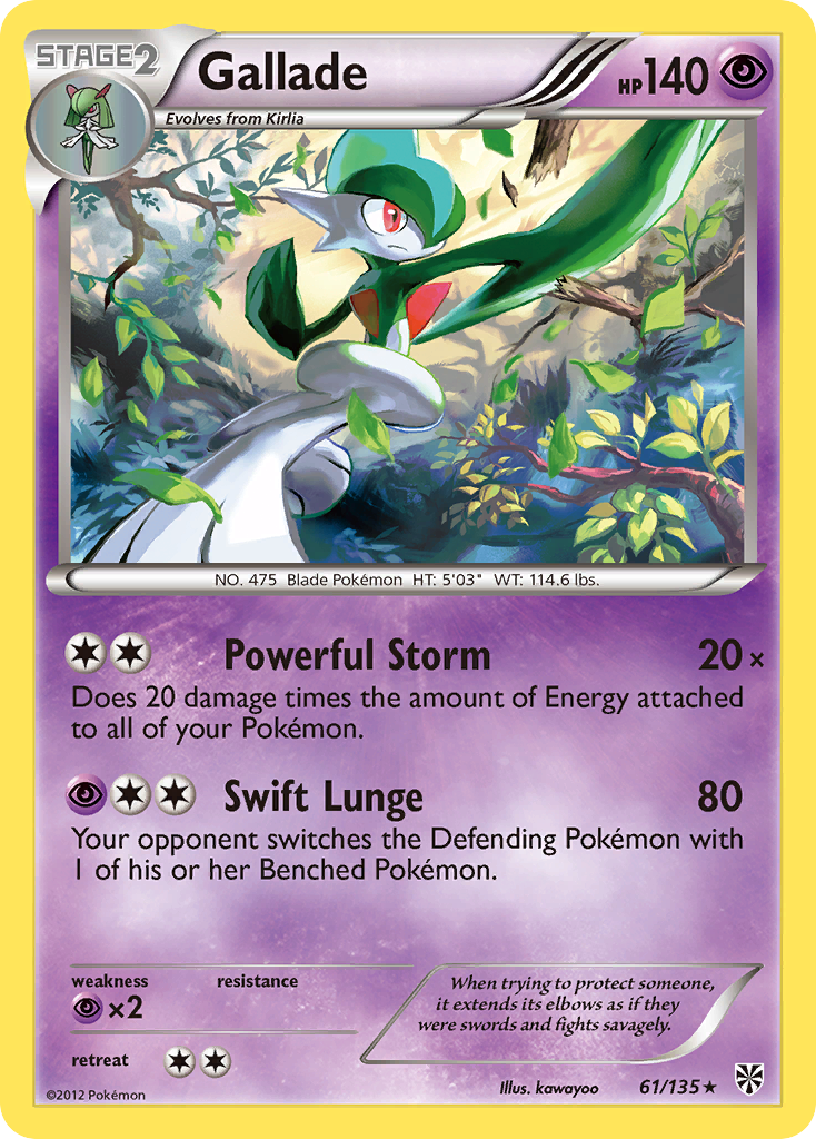 Gallade 061/138 Rare Holo